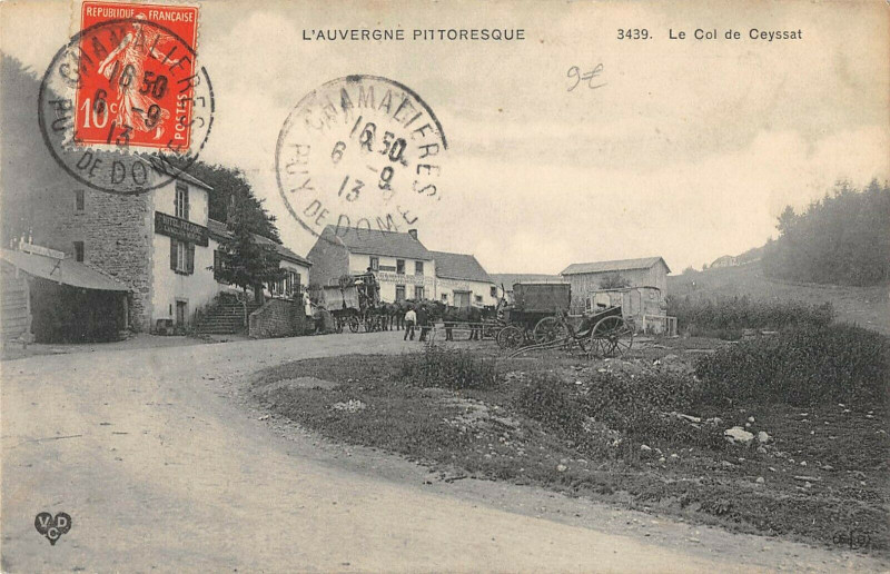 Carte postale ancienne Le Col De Ceyssat à Ceyssat