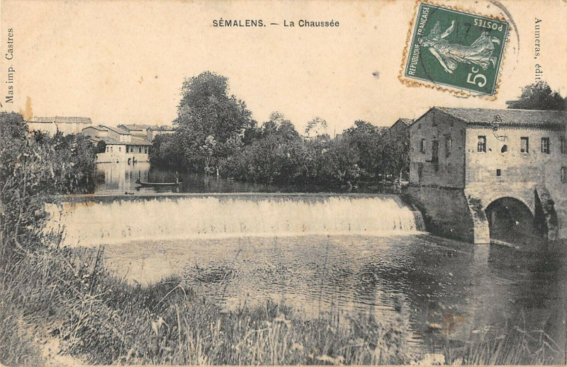 Carte postale ancienne Semalens La Chaussee à Sémalens