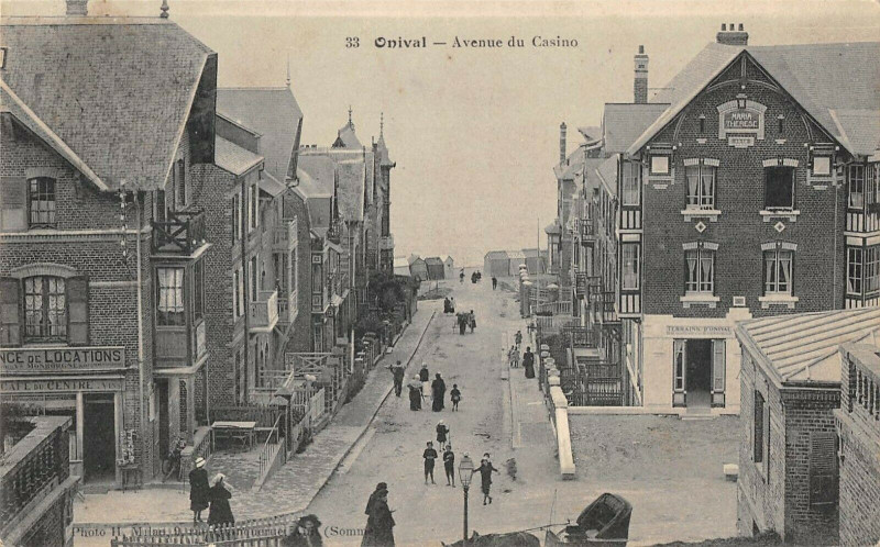 Carte postale ancienne Onival Avenue Du Casino