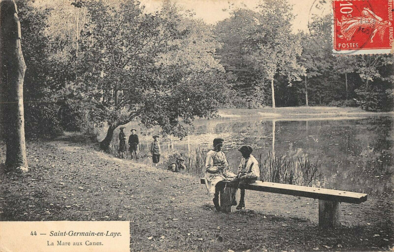 Carte postale ancienne Saint Germain En Laye La Mare Aux Canes à Saint-Germain-en-Laye
