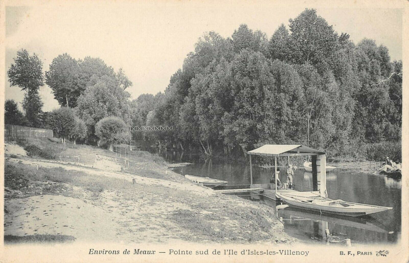 Carte postale ancienne Env.meaux Pointe Sud De L'Ile D'Isles Les Villenoy à Villenoy
