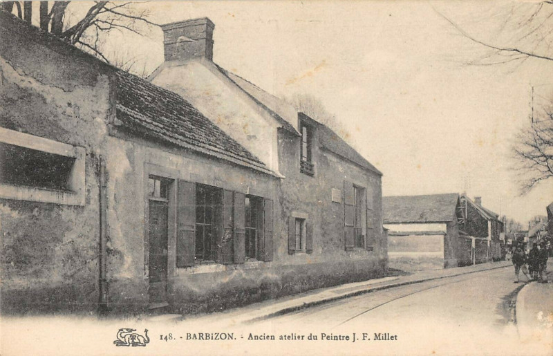 Carte postale ancienne Barbizon Ancien Atelier Du Peintre J.f.millet à Barbizon