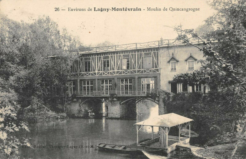 Carte postale ancienne Moulin De Quincangrogne