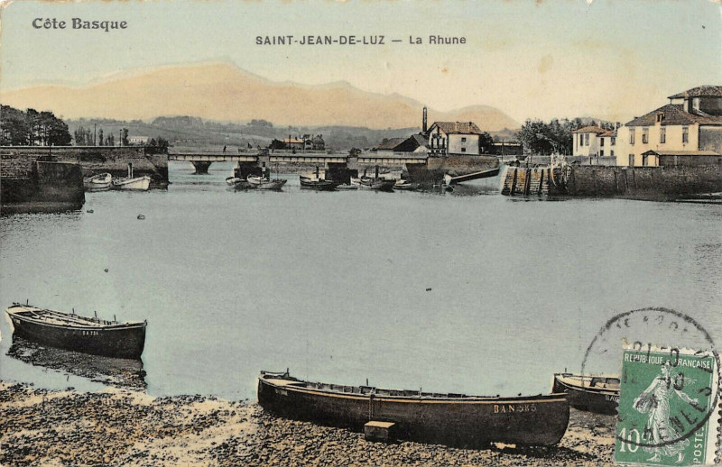 Carte postale ancienne Saint Jean De Luz La Rhune (cpa glacée jolie à Saint-Jean-de-Luz