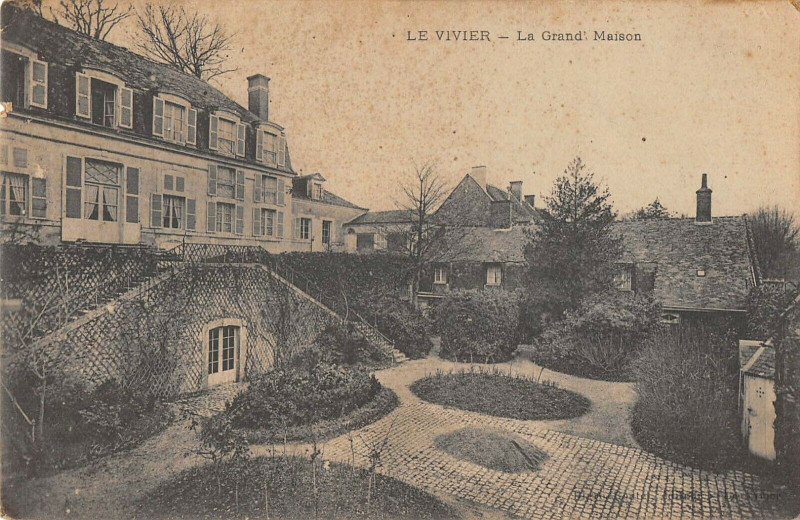 Carte postale ancienne Le Vivier La Grand Maison (cpa rare