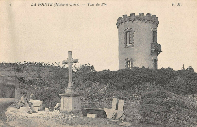 Carte postale ancienne La Pointe Tour Du Pin