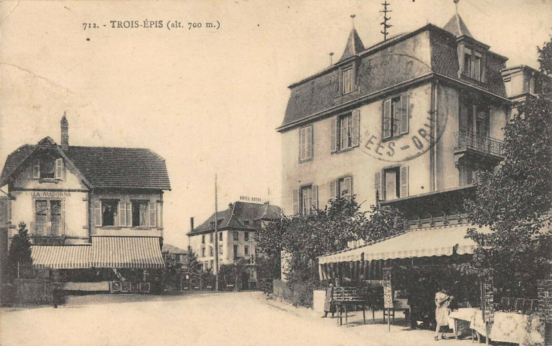 Carte postale ancienne Strasbourg Place Broglie à Strasbourg