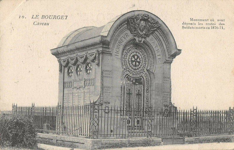 Carte postale ancienne Le Bourget Caveau au Bourget