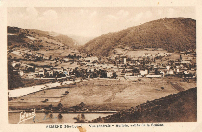 Carte postale ancienne Semene Vue Generale