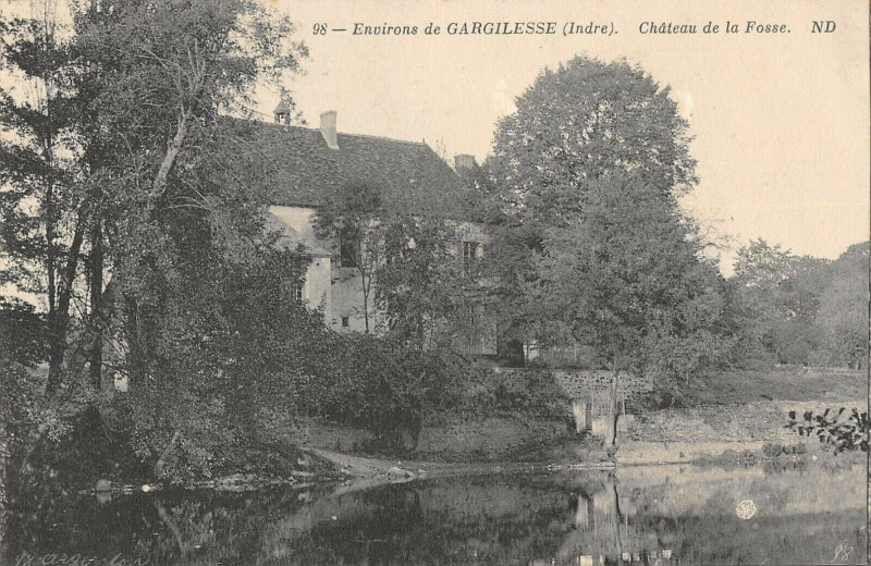 Carte postale ancienne Env.de Gargilesse Chateau De La Fosse
