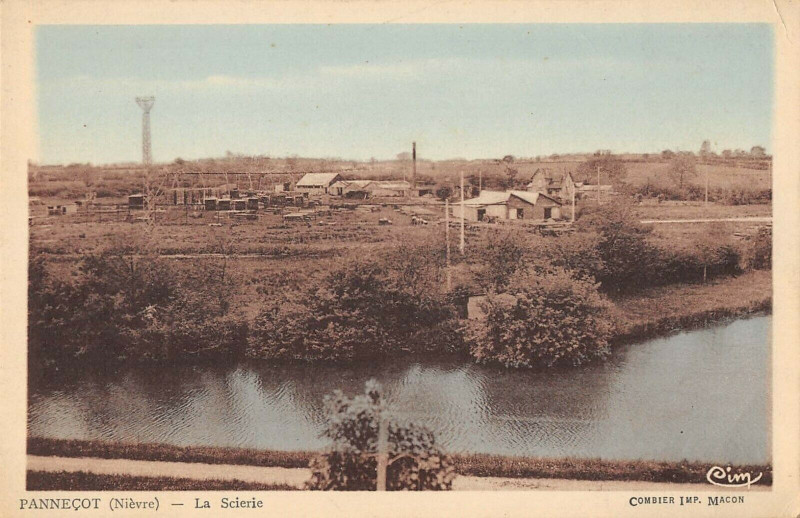 Carte postale ancienne Pannecot La Scierie