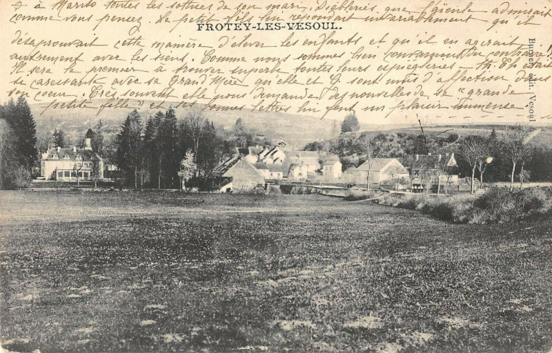 Carte postale ancienne Frottey Les Vesoul à Vesoul