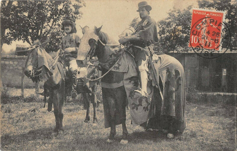 Carte postale ancienne Compiegne Jehan D'Avesnes à Compiègne