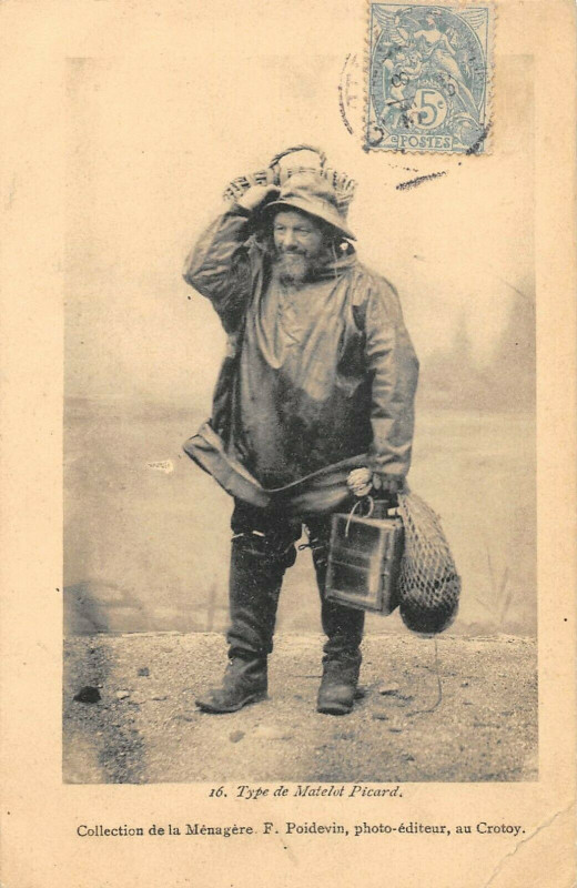 Carte postale ancienne Type De Matelot Picard à Y
