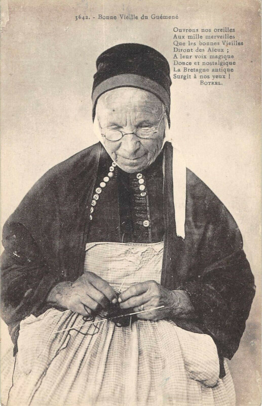 Carte postale ancienne Bonne Vieille Du Guemene