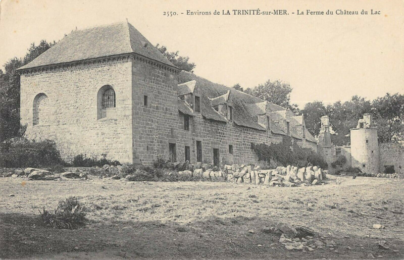 Carte postale ancienne Env.de La Trinite Sur Mer La Ferme Du Chateau Du Lac