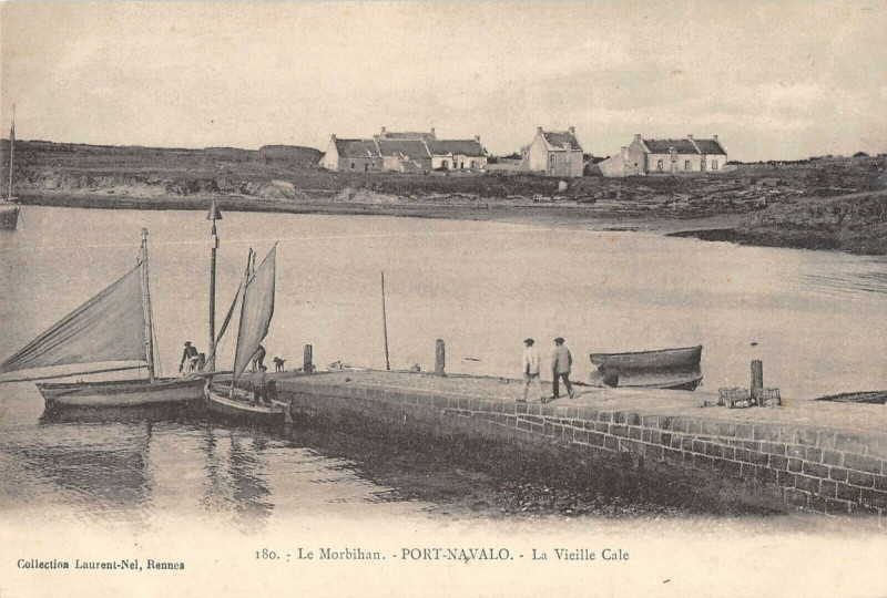 Carte postale ancienne Port Navalo La Vieille Cale