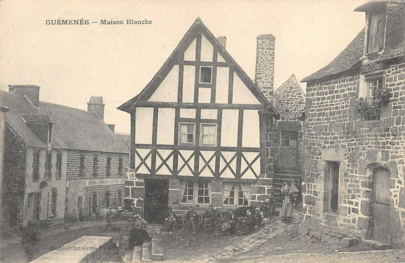 Carte postale ancienne Guemenee Maison Blanche
