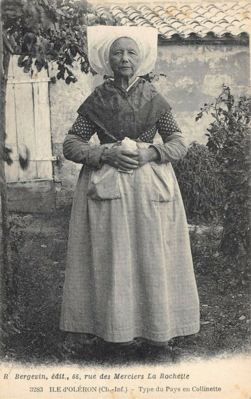 Carte postale ancienne Ile D'Oleron Type Du Pays En Collinette
