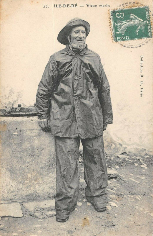 Carte postale ancienne Ile De Re Vieux Marin