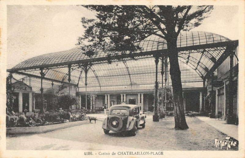 Carte postale ancienne Casino De Chatelaillon Plage