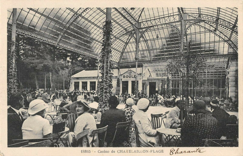 Carte postale ancienne Casino De Chatelaillon Plage