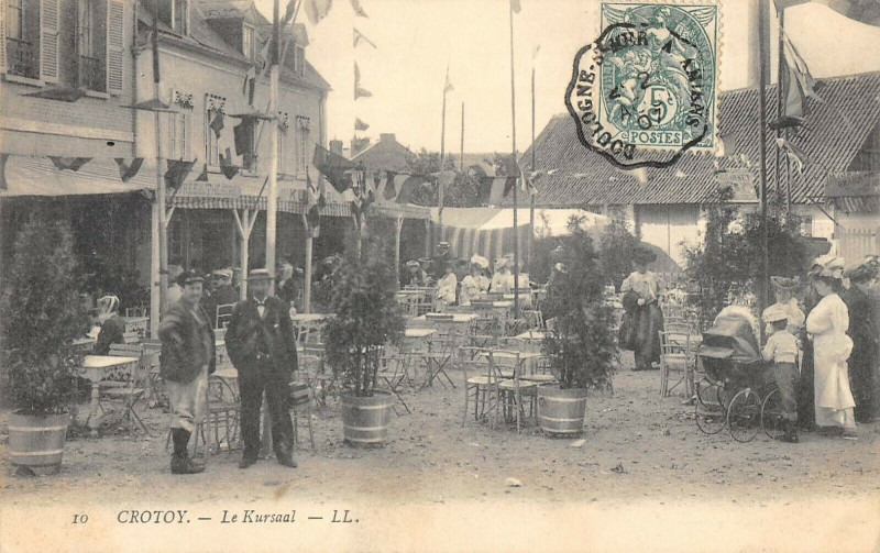 Carte postale ancienne Crotoy Le Kursaal à Y