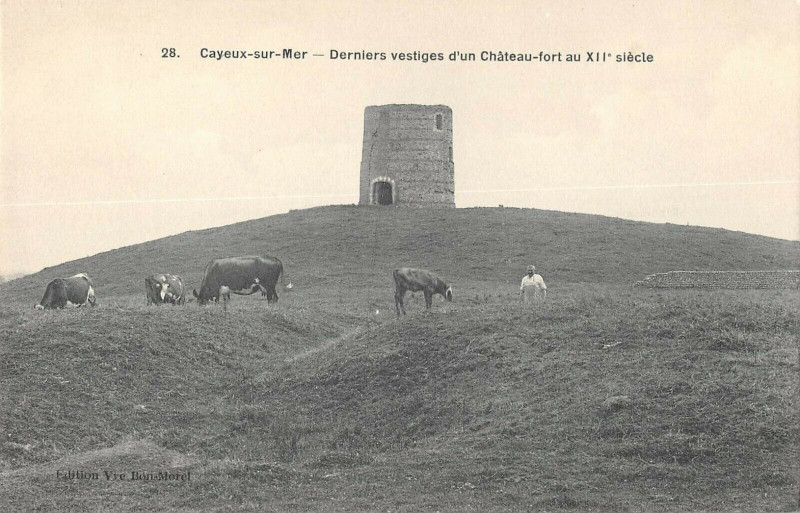 Carte postale ancienne Cayeux Sur Mer Derniers Vestiges D'Un Chateau Fort à Cayeux-sur-Mer