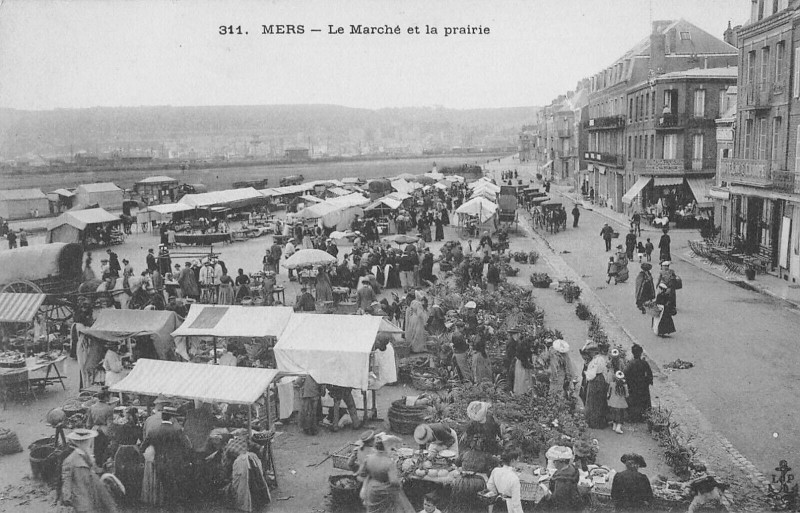Carte postale ancienne Mers Le Marche Et La Prairie