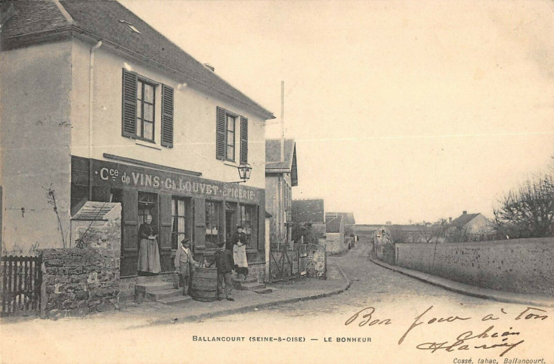 Carte postale ancienne Ballancourt Le Bonheur