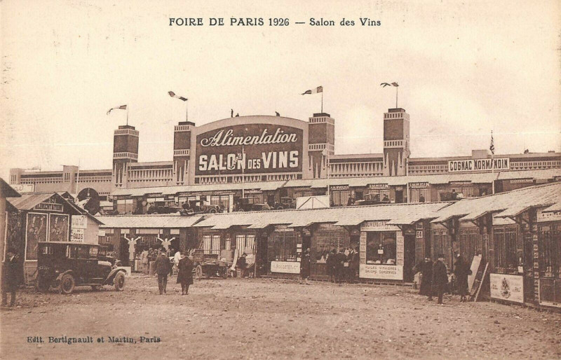 Carte postale ancienne Foire de Paris 1926 - Salon des Vins à Paris 15e