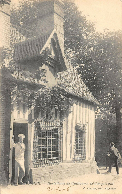 Carte postale ancienne Dives Hostellerie De Guillaume Le Conquerant