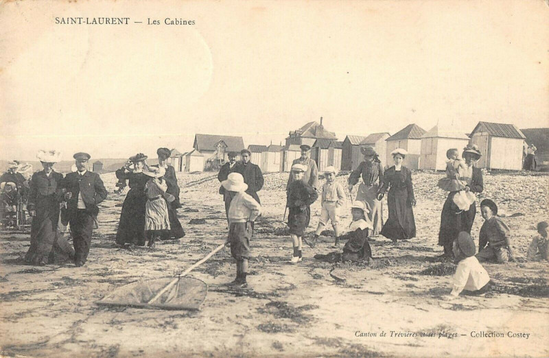 Carte postale ancienne Saint Laurent Les Cabines