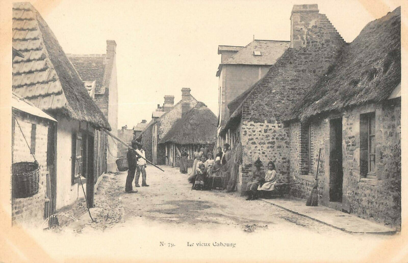 Carte postale ancienne Le Vieux Cabourg à Vieux