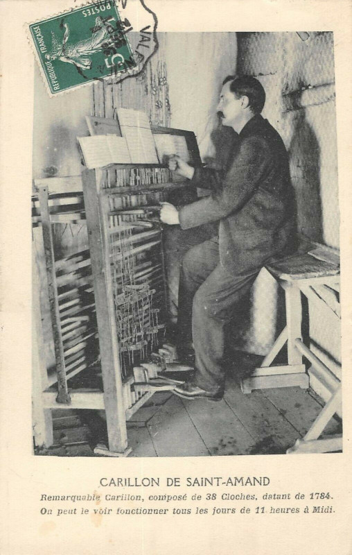 Carte postale ancienne Carillon De Saint Amand