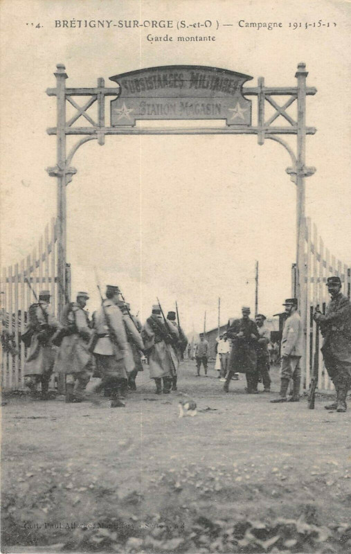 Carte postale ancienne Bretigny Sur Orge Garde Montante à Igny