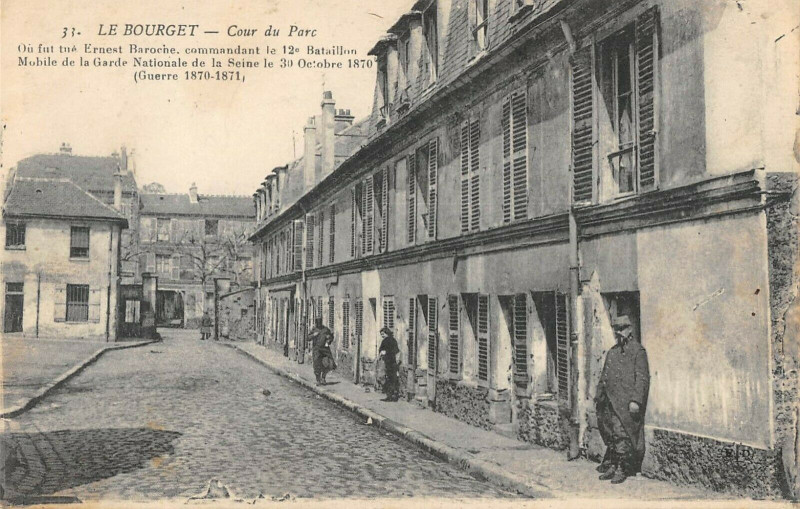 Carte postale ancienne Le Bourget Coin Du Parc au Bourget