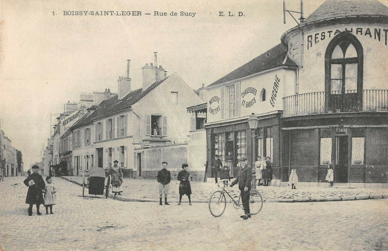 Carte postale ancienne Boissy Saint Leger Rue De Sucy