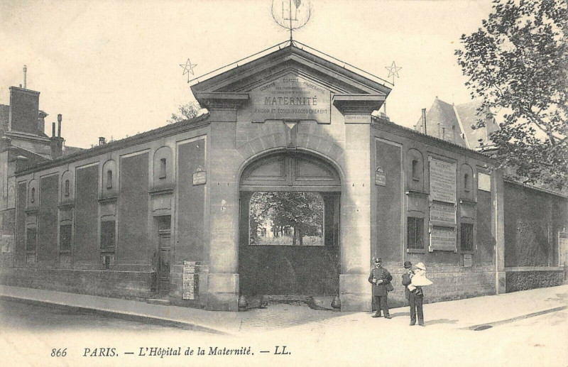 Carte postale ancienne L'Hôpital de la Maternité à Paris 14e