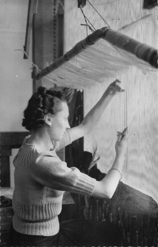 Carte postale ancienne Manufacture des Gobelins - Atelier de la Savonnerie à Paris 13e
