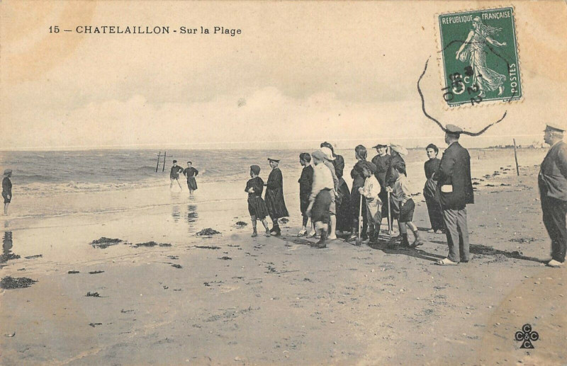 Carte postale ancienne Chatelaillon Sur La Plage
