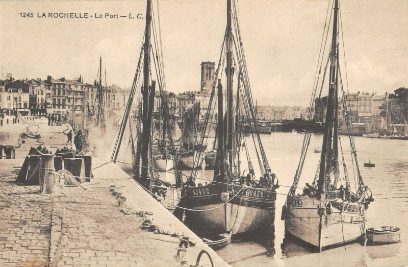 Carte postale ancienne La Rochelle Le Port à La Rochelle