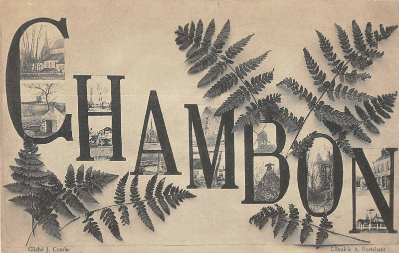 Carte postale ancienne Chambon à Chambon
