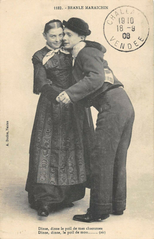 Carte postale ancienne Branle Maraichin