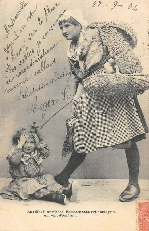 Carte postale ancienne Vendee Angelina Angelina