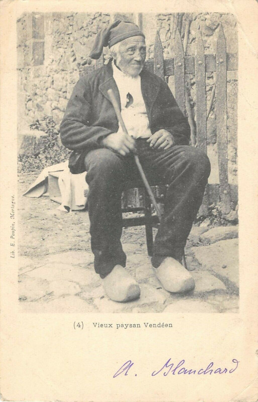 Carte postale ancienne Vieux Paysan Vendeen