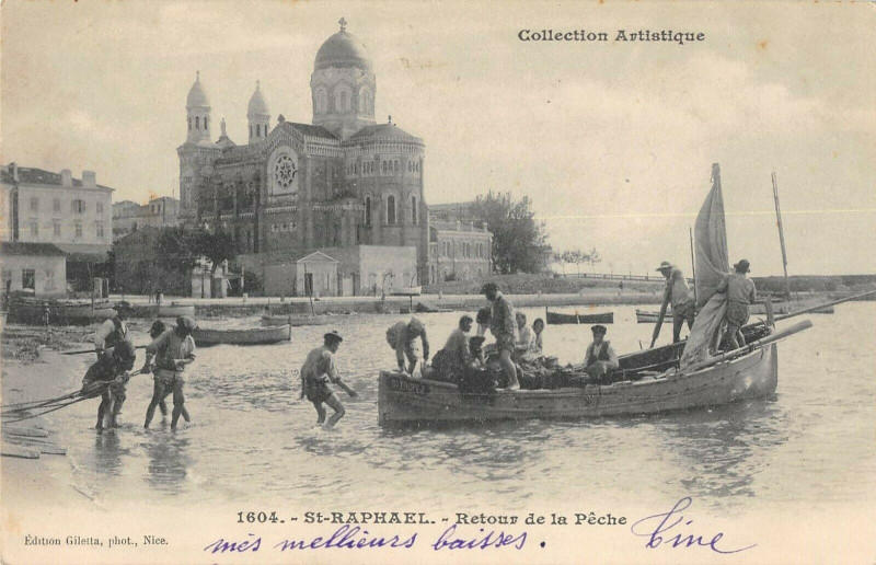 Carte postale ancienne Saint Raphael Retour De La Peche