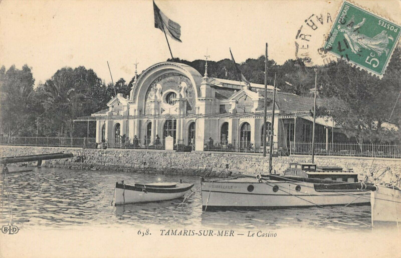 Carte postale ancienne Tamaris Sur Mer Le Casino