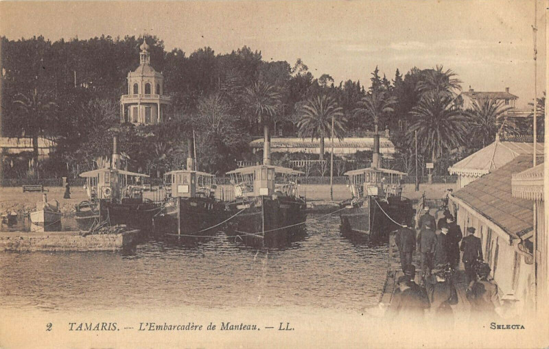 Carte postale ancienne Tamaris L'Embarcadere De Manteau