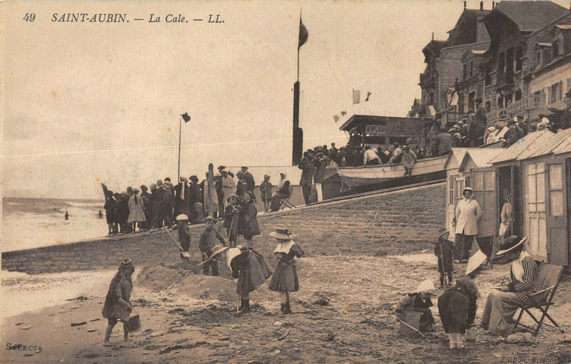 Carte postale ancienne Saint Aubin La Cale